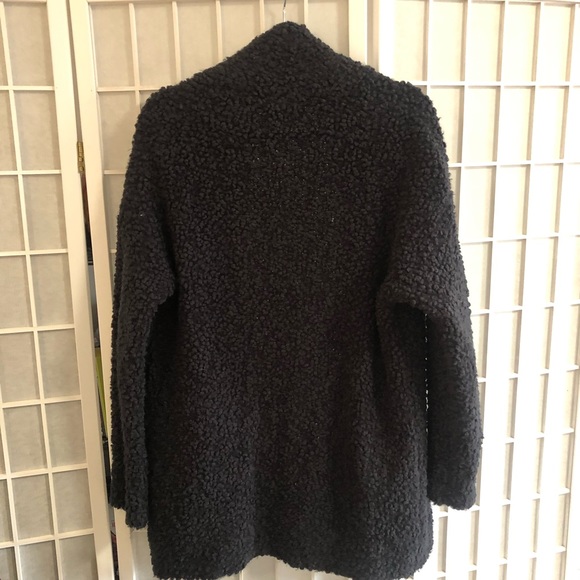 Dark Blue John + Jenn Plush Oversized Cardigan - Picture 5 of 5